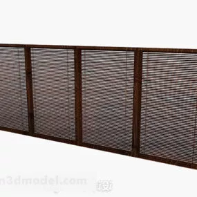 Brown Wooden Shutters 3d model