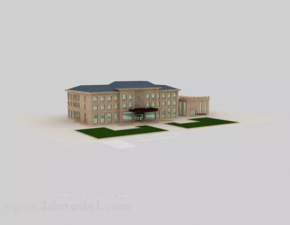 Governor Building 3d model Governor Building 3d model