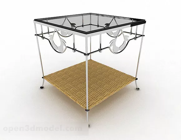 Casual Dining Table 3d model Casual Dining Table 3d model