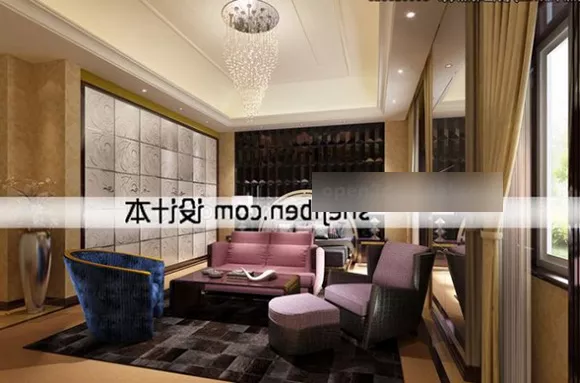 Casual European Bedroom Interior 3d model Casual European Bedroom Interior 3d model