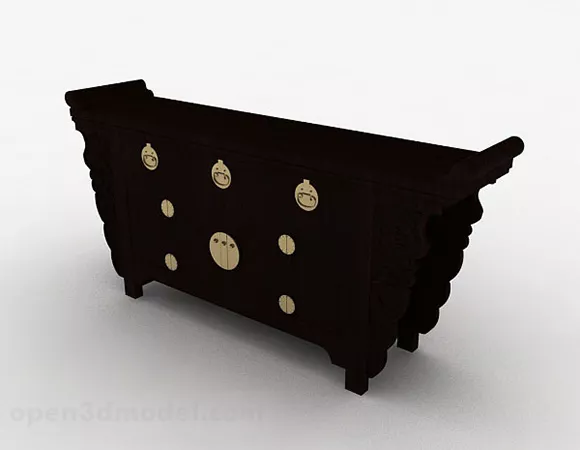 Chinese Tv Cabinet V1 3d model Chinese Tv Cabinet V1 3d model