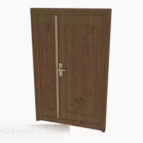 Chinese Carved Wooden Door 3d model