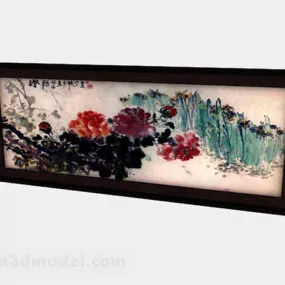 Chinese Ink Painting 3d model