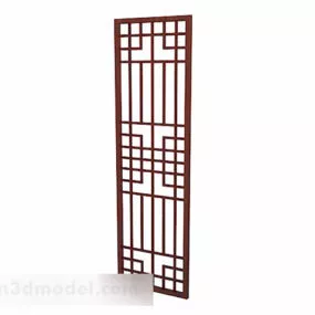 Chinese Partition Design 3d model