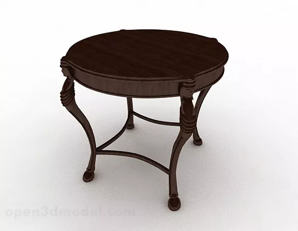 Chinese Round Dining Table 3d model Chinese Round Dining Table 3d model