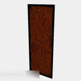 Chinese Golden Engraving Screen 3d model