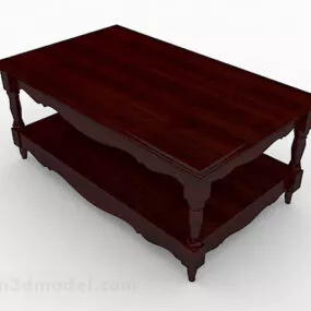 Chinese Solid Wood Coffee Table 3d model
