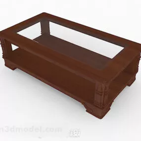 Chinese Solid Wood Home Coffee Table 3d model