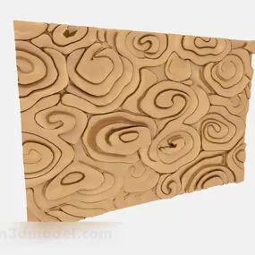 Chinese Auspicious Cloud Carving 3d model