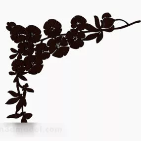 Chinese Style Brown Carved 3d model