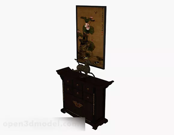 Chinese Classic Console Table 3d model Chinese Classic Console Table 3d model