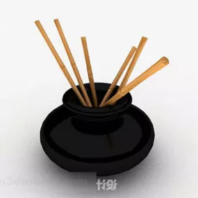 Chinese Style Brush Holder 3d model