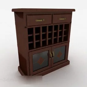 Chinese Design Home Cabinet 3d model