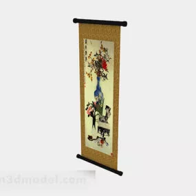 Chinese Style Home Painting 3d model