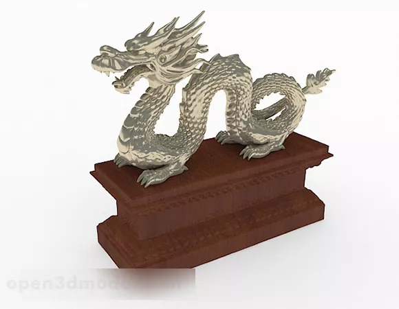Chinese Dragon Creature 3d model