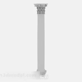 Chinese Style Pillar Column Decor 3d model