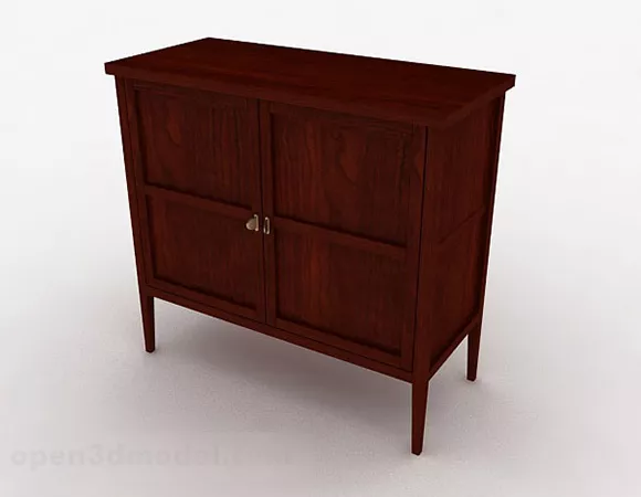 Chinese Style Simple Wardrobe 3d model Chinese Style Simple Wardrobe 3d model