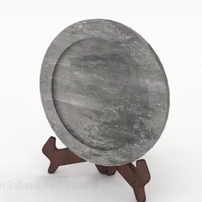 Chinese Stone Home Living Decoration 3d model