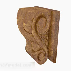 Chinese Style Stone Sculpture 3d model