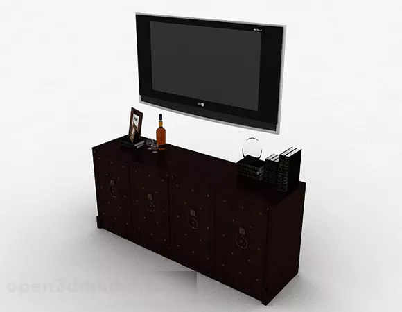 Chinese Traditional Wooden Tv Cabinet 3d model Chinese Traditional Wooden Tv Cabinet 3d model