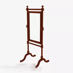 Chinese Style Vertical Picture Frame 3d model