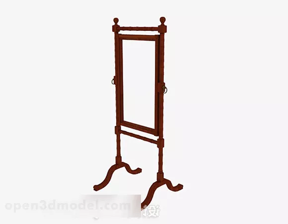 Chinese Style Vertical Picture Frame 3d model Chinese Style Vertical Picture Frame 3d model