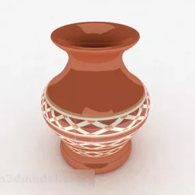 Chinese Wide Mouth Vase 3d model