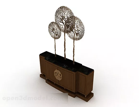 Chinese Wooden Decoration Hall Cabinet Design 3d model Chinese Wooden Decoration Hall Cabinet Design 3d model