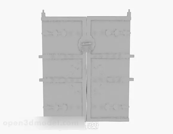 Metal Fence For Balcony 3d model
