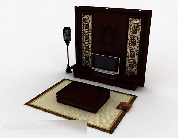 Television Gadget With Thick Bezel 3d model