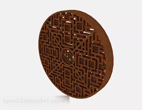 Screen Radiator Craved Pattern 3d model
