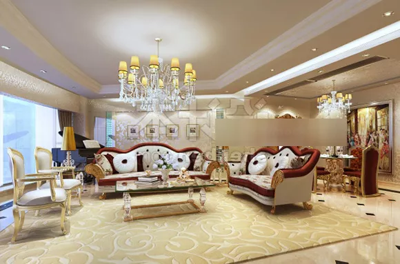 Classic European Living Room Interior 3d model Classic European Living Room Interior 3d model