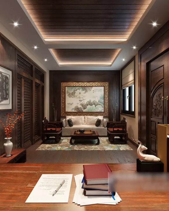 Classical Study Room Interior 3d model Classical Study Room Interior 3d model