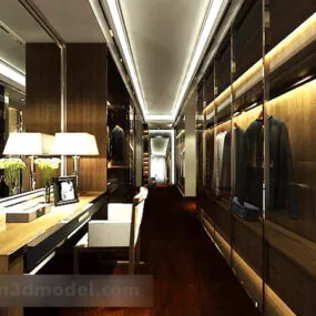 Cloakroom Interior 3d model