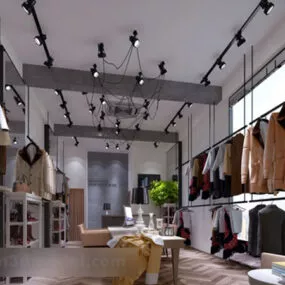 Clothes Display Interior 3d model