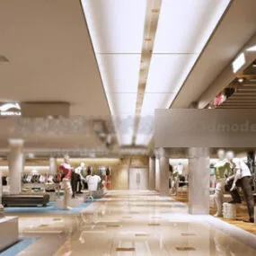 Clothing Store Interior 3d model