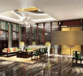 Coffee Shop Interior 3d model