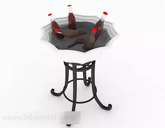Party Cocacola Bottles 3d model Party Cocacola Bottles 3d model