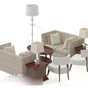 Combination Sofa 3d model