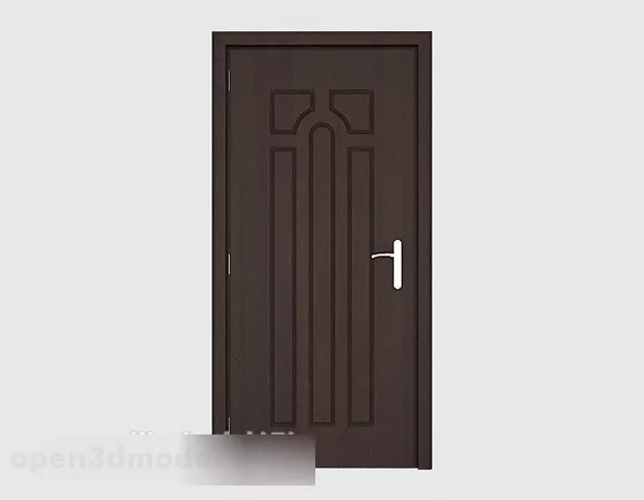 Common Simple Room Door 3d model Common Simple Room Door 3d model
