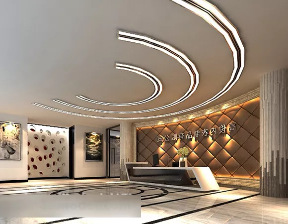 Company Front Ceiling Interior 3d model Company Front Ceiling Interior 3d model