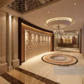 Company Lobby 3d model