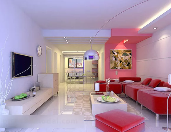 Complete Setliving Room S Interior 3d model Complete Setliving Room S Interior 3d model