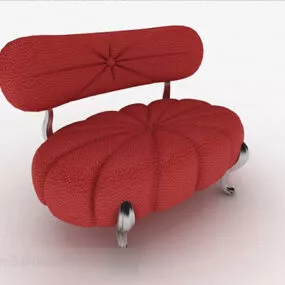Creative Red Sofa Furniture Design 3d model