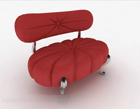 Creative Red Sofa Furniture Design 3d model Creative Red Sofa Furniture Design 3d model