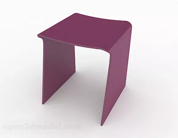 Creative Purple Lounge Chair Furniture 3d model Creative Purple Lounge Chair Furniture 3d model