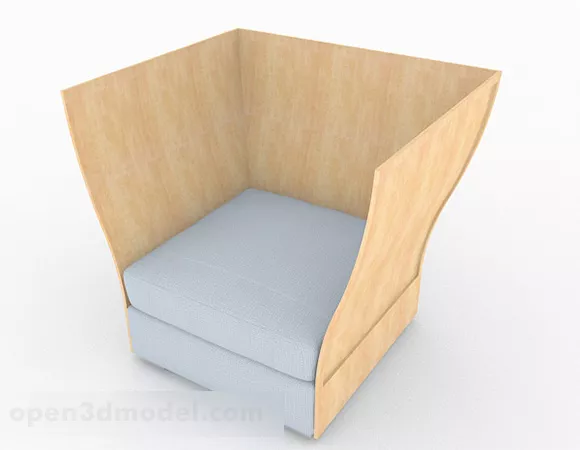 Creative Simple Single Sofa Decor 3d model Creative Simple Single Sofa Decor 3d model