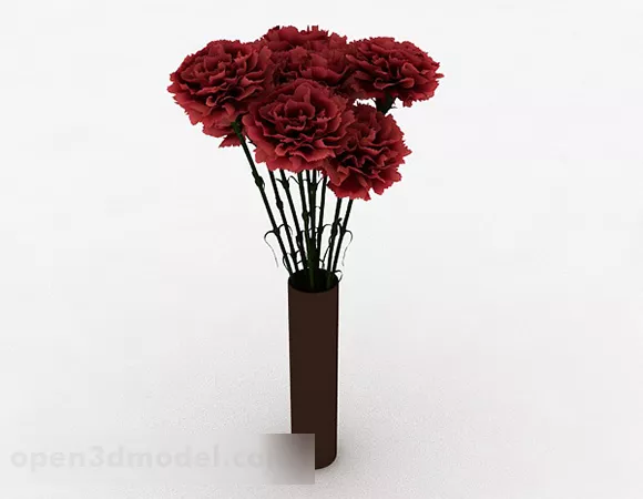 Terracotta Round Pot 3d model