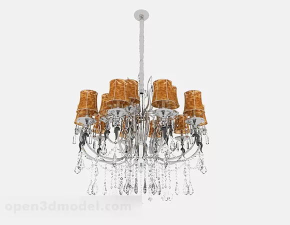 Crystal Home Chandelier 3d model Crystal Home Chandelier 3d model