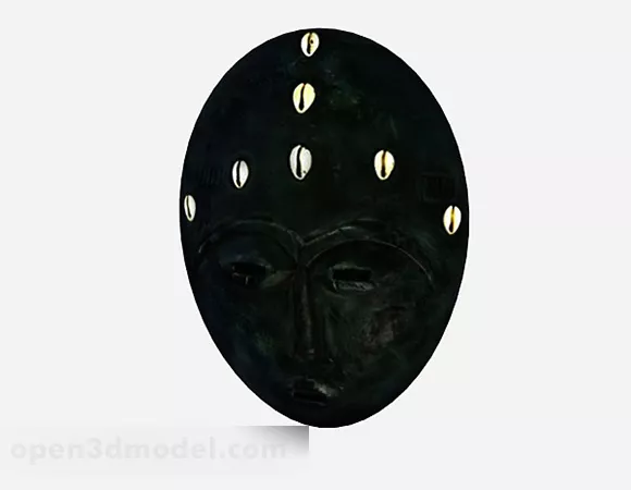 Comic Hero Iron Man Mask 3d model